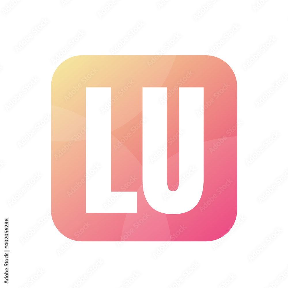 LU Letter Logo Design With Simple style LU Letter Logo Design With Simple style