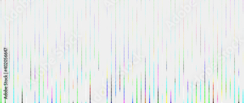 Corrupted code. Vector halftone texture. Cybernetic futuristic background. Big data visualization. Computer virus.