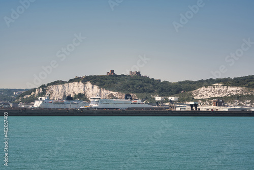 Port of Dover as seen from approaching ferry