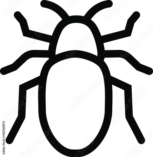 agriculture crop pests bug outline
