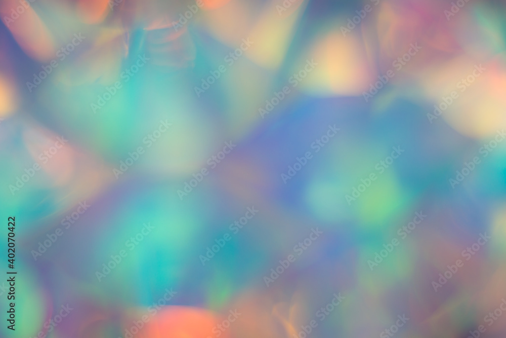 Blurred abstract pastel rainbow holographic background Blurred abstract pastel rainbow holographic background
