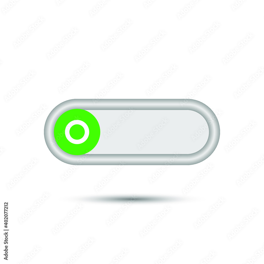 On Off Push style power buttons, The Off buttons are enclosed in red, The On buttons are enclosed in green with white background. On Off Push style power buttons, The Off buttons are enclosed in red, The On buttons are enclosed in green with white background.