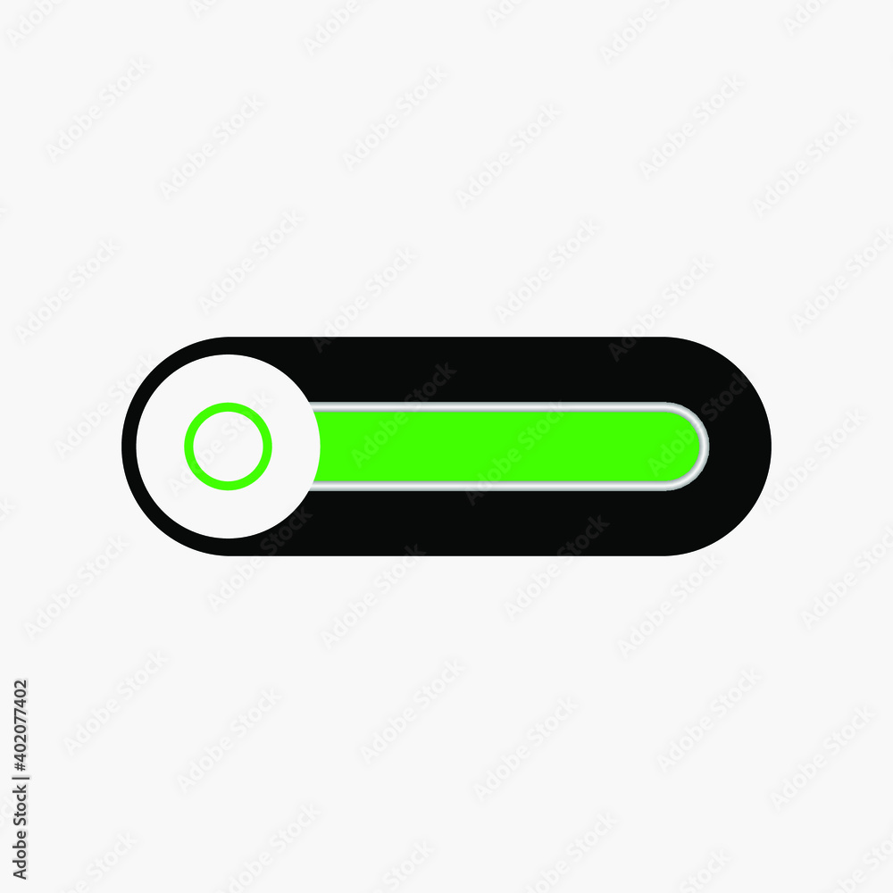 On Off Push style power buttons, The Off buttons are enclosed in red, The On buttons are enclosed in green with white background. On Off Push style power buttons, The Off buttons are enclosed in red, The On buttons are enclosed in green with white background.