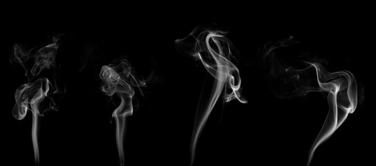 smoke black background