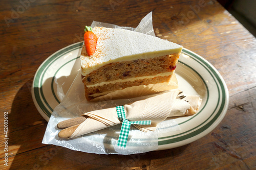 piece of carrot cake