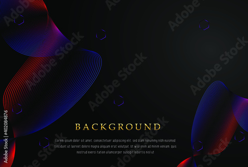 3d full color trendy background
