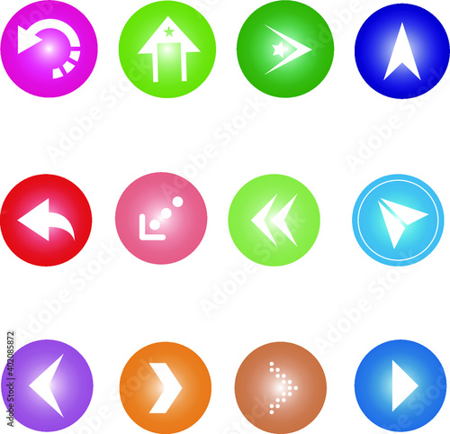 web icons set design