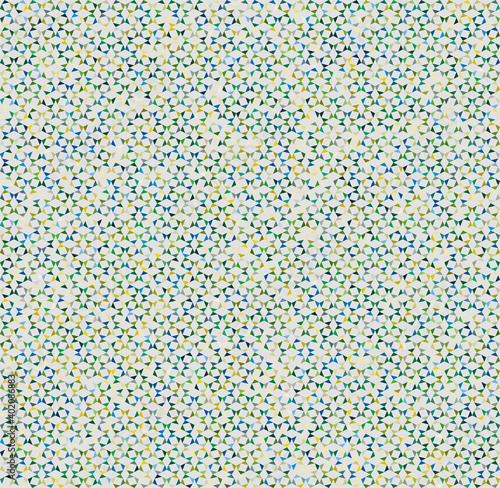 The Stained Glass Style Fabric Patterns
