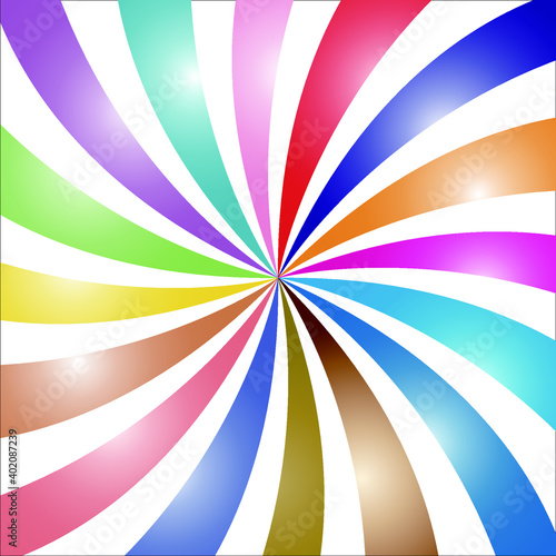 abstract colorful rays background
