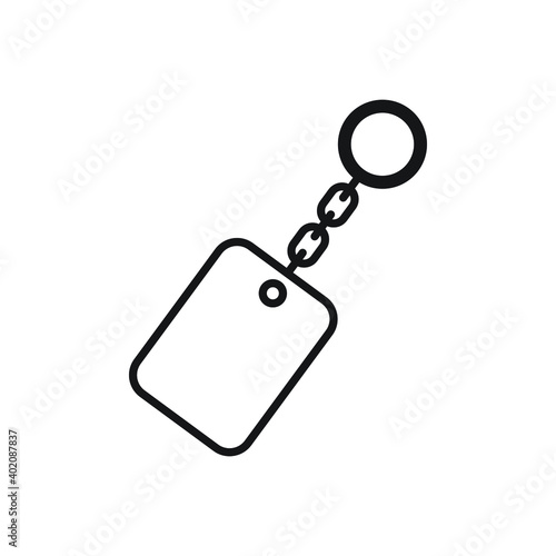 Key chain icon design. vector illustration