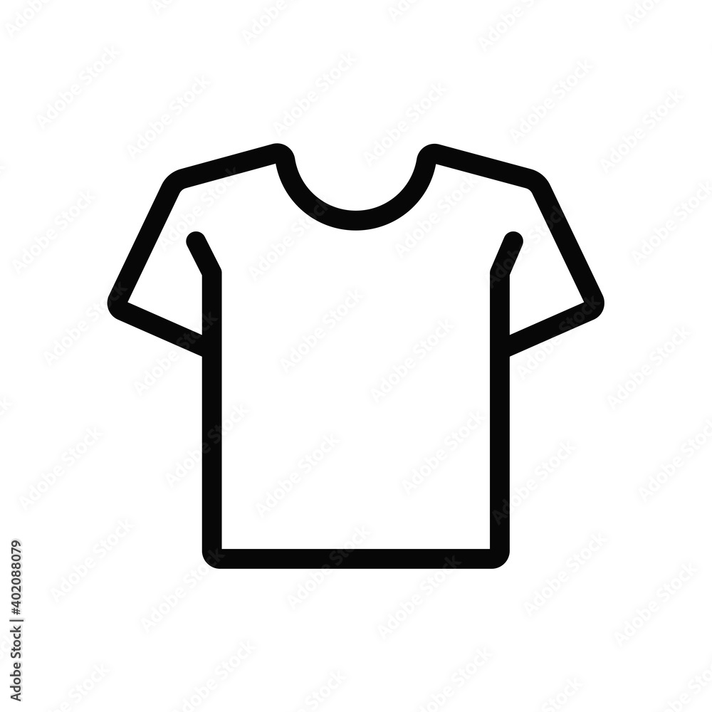t-shirt Icon Vector. Simple flat symbol.