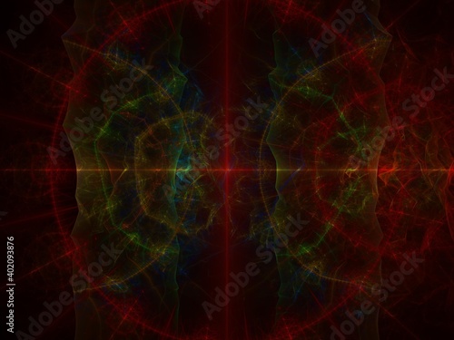 Imaginatory fractal background Image