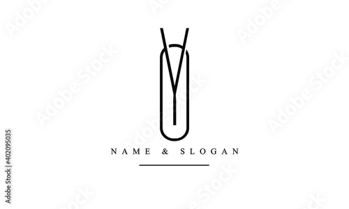 OY, YO ,O, Y abstract vector logo monogram template
