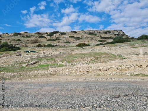 Panoramic Landscape view in Cyprus