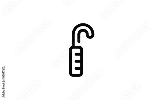 Martial Art Outline Icon - Climbing