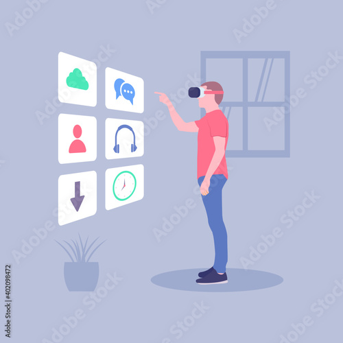 VR Technology Illustration