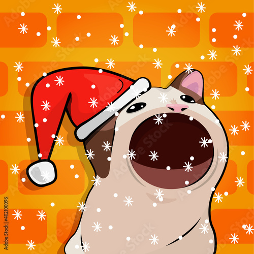 POP cat meme New Year Open Month