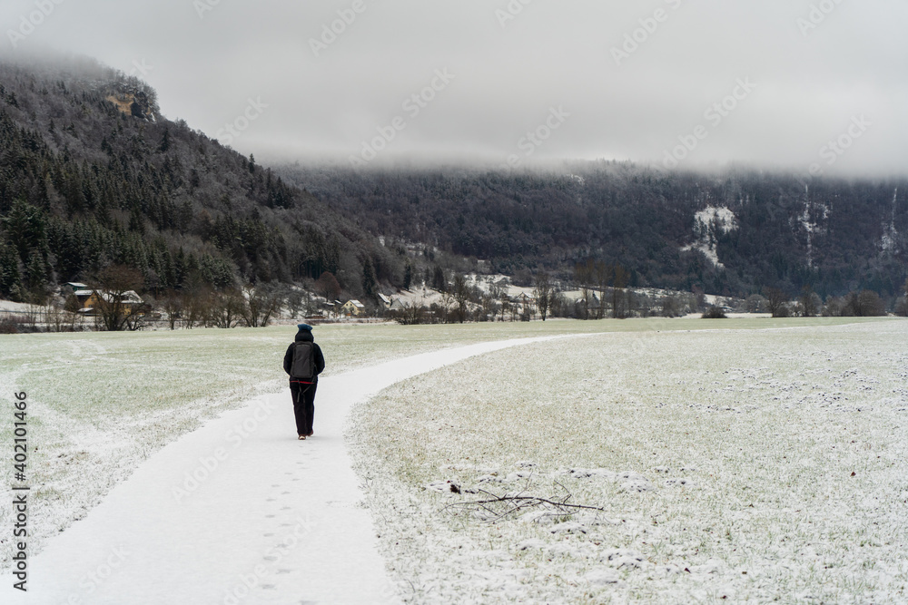 Oberes Donautal im Winter / Bei Beuron