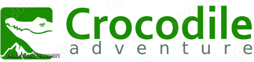 logo animal crocodile