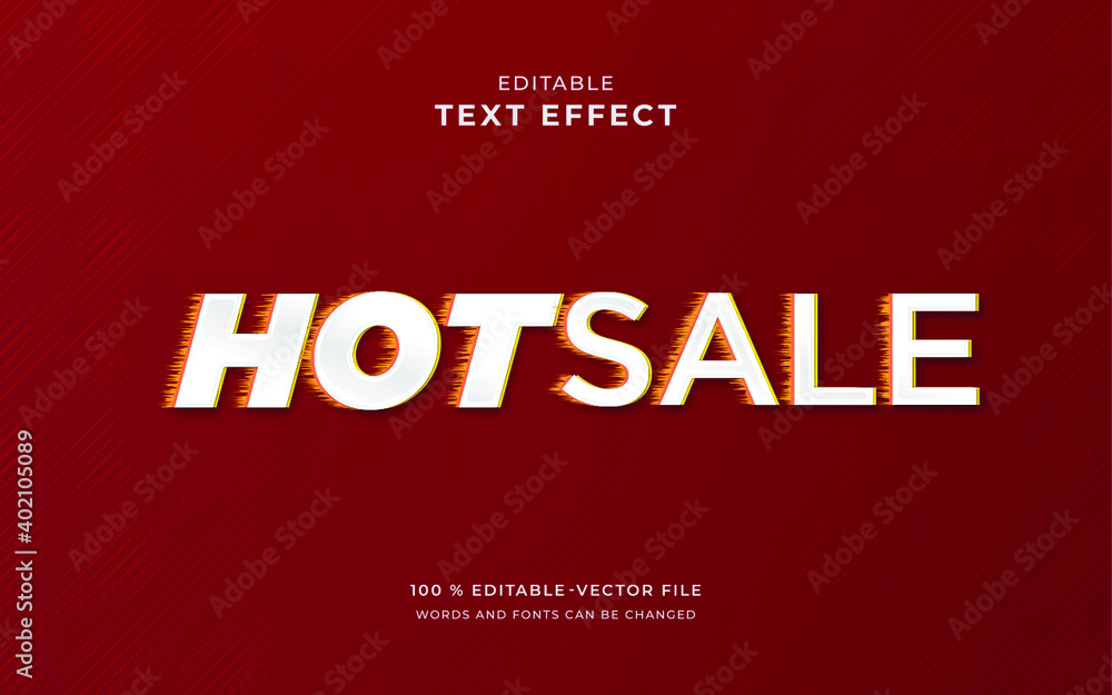Fototapeta Hot Sale text effect