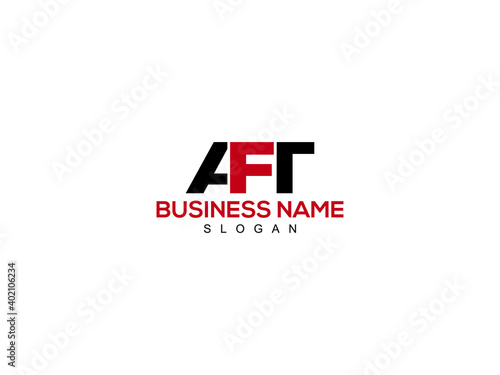 Vászonkép AFT Letter Logo, aft logo image design