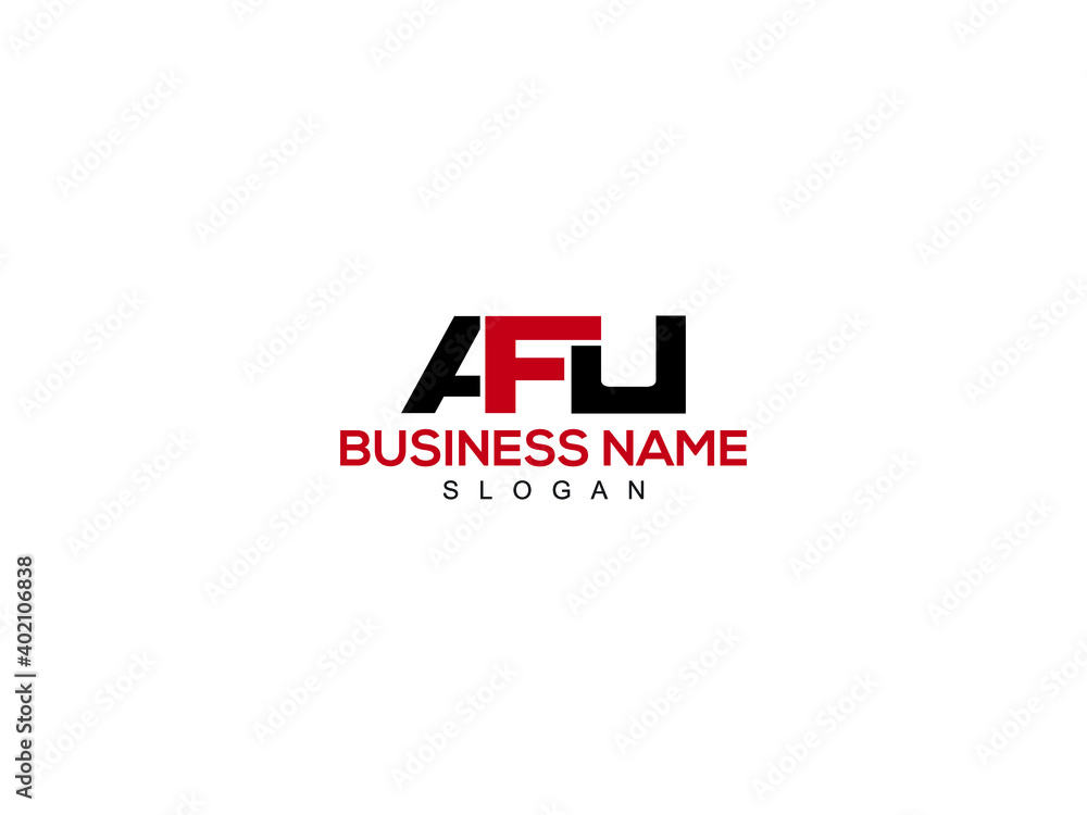 AFU Letter Logo, afu logo image design Stock Vector | Adobe Stock