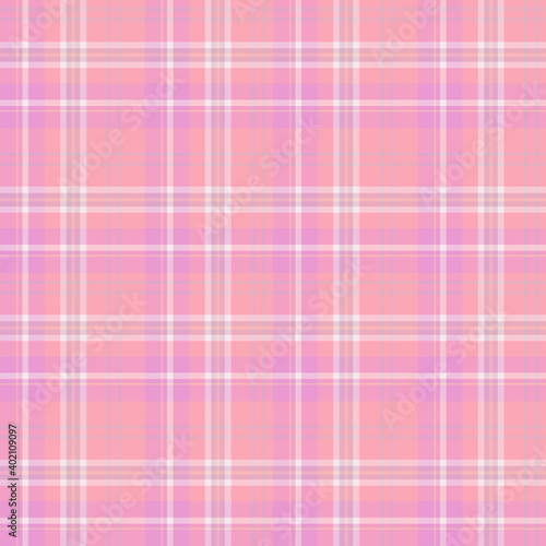 Seamless pattern in intresting pink colors for plaid, fabric, textile, clothes, tablecloth and other things. Vector image.