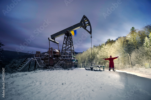 Santa Claus brought gifts to oil geologists Ukraine