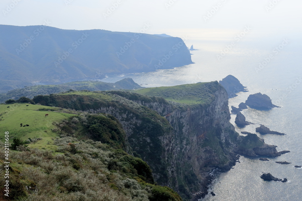 赤尾展望台から見る国賀海岸 Photos Adobe Stock