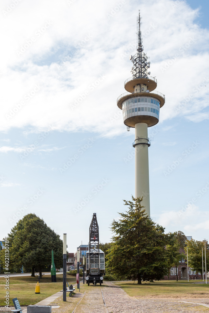 Naklejka premium Funkturm Bremerhaven