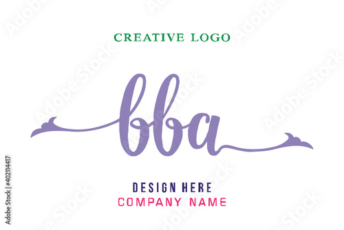 BBA lettering logo is simple, easy to understand and authoritative