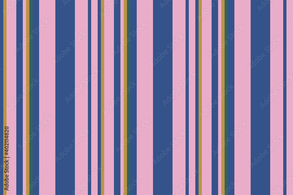 Obraz premium Stripes vector seamless pattern. Striped background of colorful lines. Print for interior design, fabric.