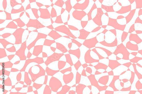 Vector freehand illustration of pattern with optical illusion. Op art abstract background.