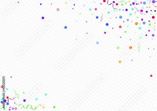 Yellow Elements Fun White Background. Vector Particles Invitation. Festival Confetti Wallpaper. White Paint FallingFestive Texture.