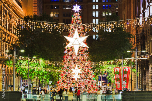 Photography Sy XMas tree marting star close
