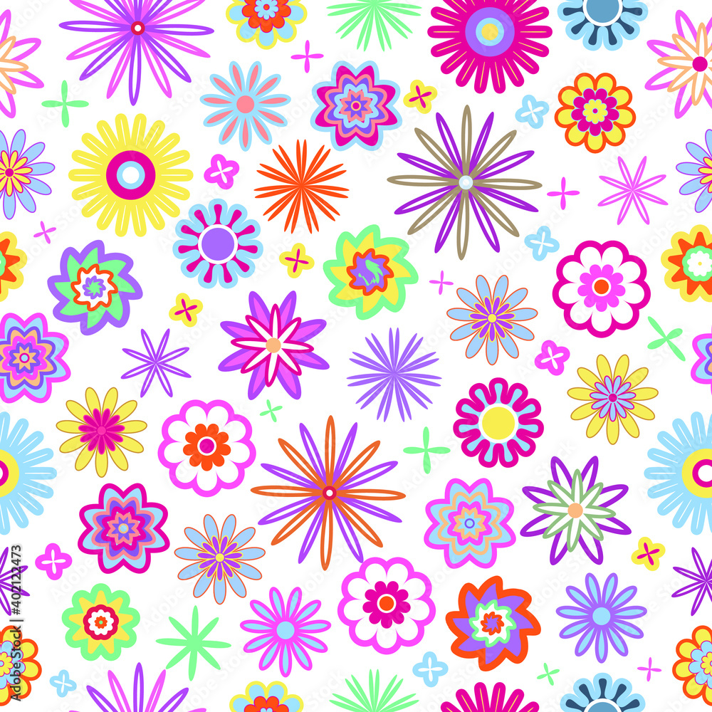 seamless pattern with flowers seamless pattern with flowers