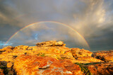Sunlight rocks and rainbows