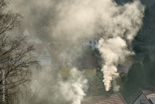 Dym nad miasteczkiem