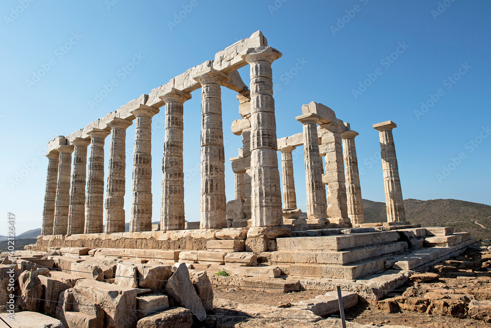Poseidon-Tempel auf Kap Sounion, Griechenland