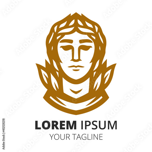 The king mascot logo design vector template.