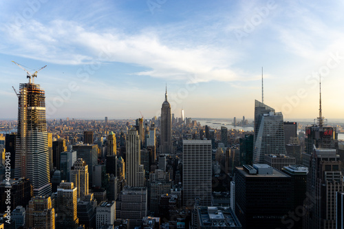 Skyline of New york city is One of the best night view in the world. © sayrhkdsu