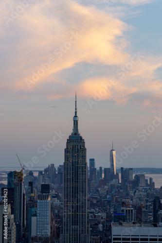 Skyline of New york city is One of the best night view in the world.