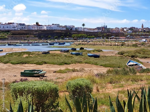 Port pier in Rabat Morocco