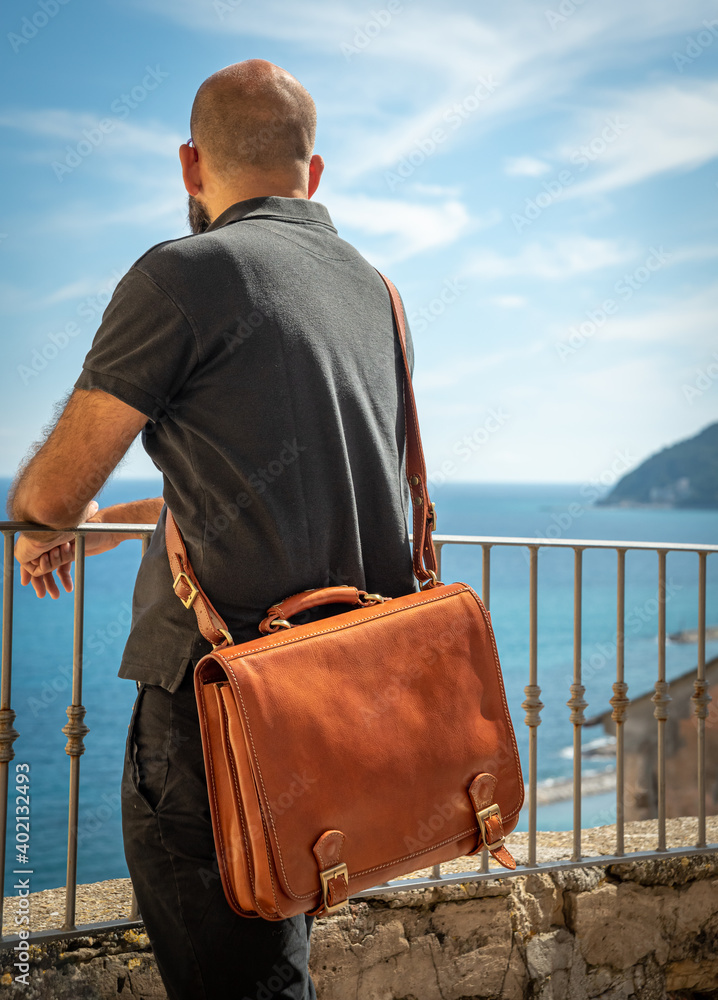 Fototapeta premium Model for leather bags