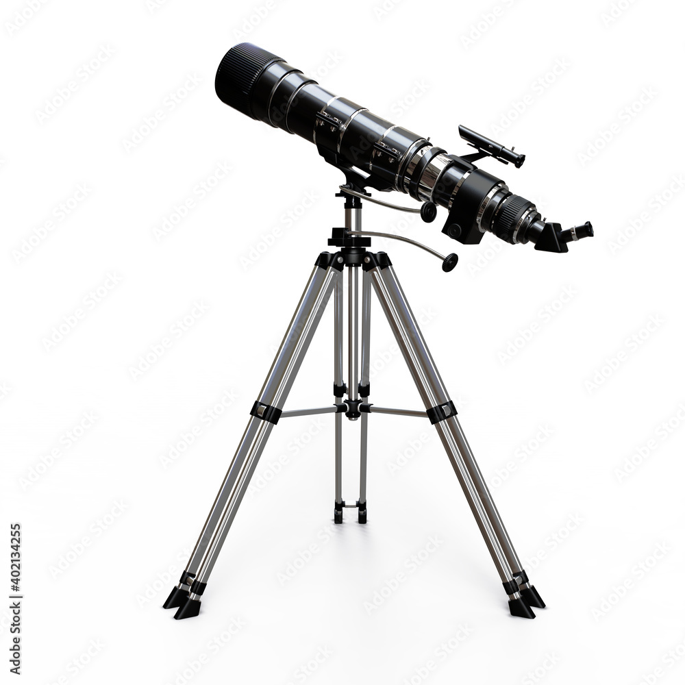 Detailed Telescope on Tripod
Detailed Telescope on Tripod
