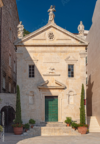 Gate of the medieval temple...
