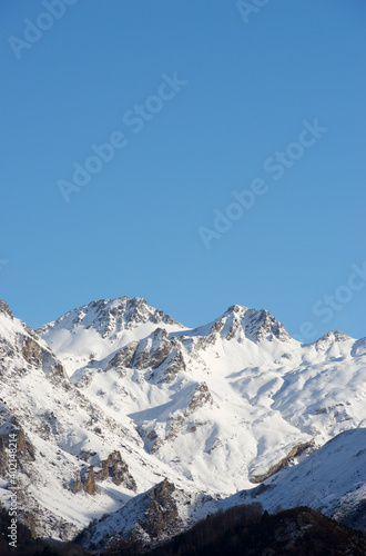 Snowy peaks in the Pyrenees