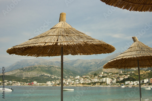 umbrellas on the beach