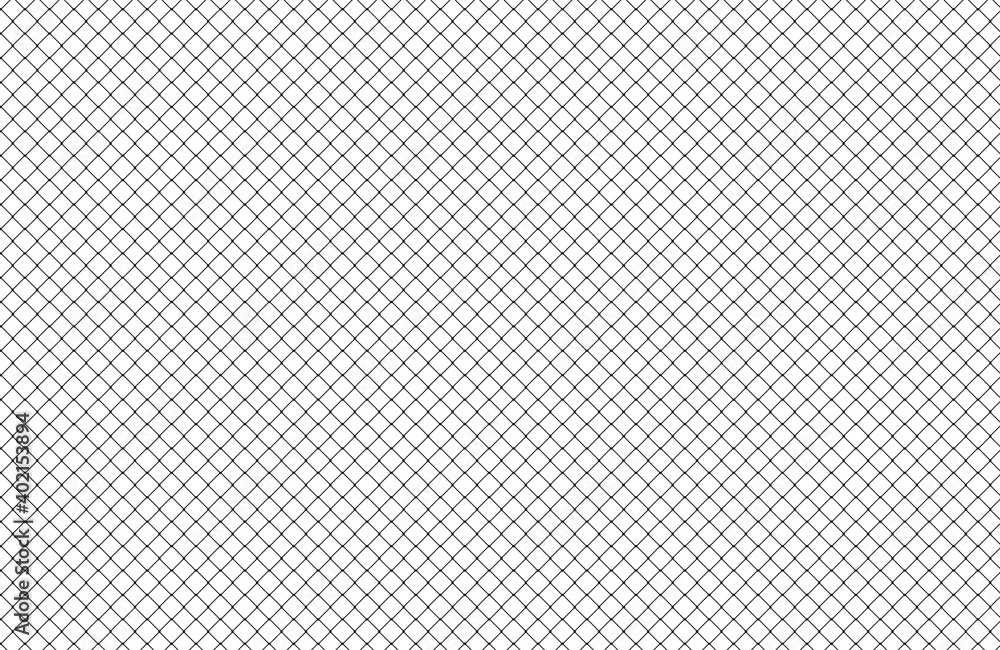 Net texture pattern isolated on white background. Net texture pattern for  backdrop and wallpaper. Net pattern background Stock Vector