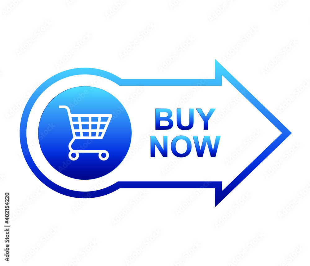 Buy now button. Vector icon flat design Buy now button. Vector icon flat design